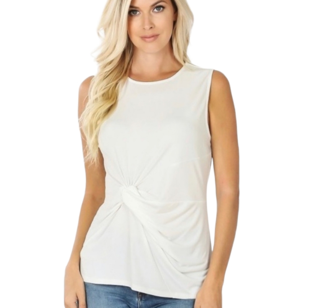 NWT Women's Ivory 2X Sleeveless Camisol Layered Look Career Wardrobe Staple Wear